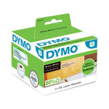 DYMO Genuine LabelWriter Large Address Labels 36mm x 89mm Clear Plastic - 260 lables/ roll - 1 Roll Pack