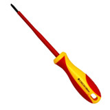 GOLDTOOL 100mm Electrical Insulated VDE Screwdriver. Tested to 1000 Volts AC. (0.5*3*100mm). Yellow/Red Colour Handle