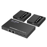 LENKENG 1-In-2-Out 4K@30Hz HDMI Extender. 1x HDMI in & 2x RJ45 out. Compatible with CAT6/6a/7 Cables - Transmit up to 70m - Plug & Play - Wall-mountable - Supports EDID -