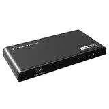 LENKENG 1-In-4-out HDMI Splitter with HDR & EDID. Supports UHD Res up to 4K2K@30/60Hz HDMI 2.0 & HDCP2.2 Compliant. Low Power Consumption. Plug & Play. Solid Metal Housing.