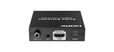 LENKENG HDMI Audio Extractor. 1x HDMI In. 1x HDMI Out. 3x Audio Out. Audio Signal Out via Toslink (Optical Audio) - Coaxial or 3.5mm R/L Audio Port.