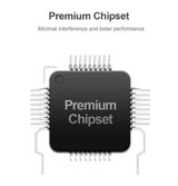 UNITEK 5m USB 3.0 Extension Cable with Built-in Extension Chipset. Aluminium Designed Housing, Transfer Speeds up to 5Gbps, Gold Plated Connector, DC Jack for External Power, Plug and Play. Y-3004