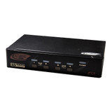 REXTRON 1-4 Automatic VGA/USB KVM Switch. Share 1x USB Keyboard/Mouse & VGA Video with 4x CPU''s. Mic & speaker audio ports - Hot Key Support. 4x USB Hub for sharing peripherals between computers.
