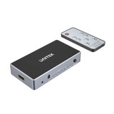 UNITEK 5-In-1-Out 4K HDMI 1.4b Switch. Supports up to 4K@30Hz (UHD) resolution (3840 x 2160) and Compatible for 480p - 720p - 1080i - 1080p. Remote Inlcuded.