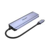 UNITEK 4-in-1 Multi Port Hub with USB-C Connector. Includes 2 x USB-C & 2 x USB-A Ports. USB3.0 with a Data Transfer Rate of up to 5Gbps. Backwards Compatible with USB 2.0/1.1 Plug and Play. Gray
