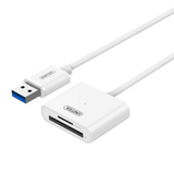 UNITEK USB 3.0 SD/Micro SD Card Reader. Read & Write 2 Cards Simultaneously with both SD and Micro SD Card Slots. USB powered - LED Indicator - Plug and play.