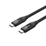 UNITEK 0.8m USB-C to USB-C 4.0 Cable. Supports up to 40Gbps Transfer Rate - 100W 20V/5 A Power Delivery. 8K Ultra HD Display. Compatible with Thunderbolt 3 and 4 USB-IF Certified. Black