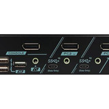 REXTRON 2-Port USB-C KVM Switch. 4K@144 DisplayPort - USB-C 3.2 Gen 2 - Audio Switching - Hotkey Control - HDR10 Support - HDCP 2.2 & HDCP 1.4 - Plug-&-Play - Supports MST.