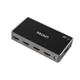 UNITEK 1-In-4-Out 4K HDMI 1.4b Splitter. Supports up to 4K@30Hz (UHD) resolution (3840 x 2160) and Compatible for 480p - 720p - 1080i - 1080p. Power Adaptor Included.