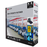 VELCRO High Strength Adhesive 25mm x 22.8m Hook & Loop Roll. Designed for Heavy Duty Applications. Excels on a Wide Range of Substrates. Temp Range from -35C to +65C. Full Bond in 24 Hours. Black Colour