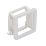 DYNAMIX AV Keystone to PDL600 Series Compatible Modular Clip. 10 pack. Colour White