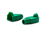 DYNAMIX GREEN RJ45 Strain Relief Boot (6.0mm Outside Diameter). 20pk bag.
