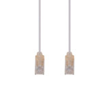 DYNAMIX 1.5m Cat6A 10G White Ultra-Slim Component Level UTP Patch Lead (30AWG) with RJ45 Unshielded Gold Plated Connectors. Supports PoE IEEE 802.3af (15.4W).
