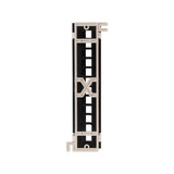 DYNAMIX Mini 1U 12 Port Unloaded Wall Mountable Keystone Patch Panel.