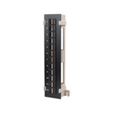 DYNAMIX Mini 1U 12 Port Unloaded Wall Mountable Keystone Patch Panel.