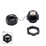 DYNAMIX IP67 Rated Cat6 Shielded Joiner with Dust Cap.