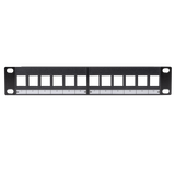 DYNAMIX 10'' 12 Port Unloaded Keystone Panel