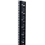 DYNAMIX 42RU S-Shaped Zinc Coated Mounting Rails for SR Series Cabinets. Includes 2x right hand & 2x left hand pieces.