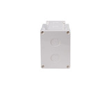 DYNAMIX IP67 Rated Surface Mounting Box. Hx 80mm, Dx 81mm, Wx 120mm.