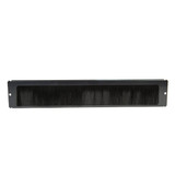 DYNAMIX Cabinet cable entry bar with brush. Dimensions: 360 x 67mm