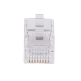 DYNAMIX RJ45 Plug 20pc Bag, 8P8C Modular Plug (Flat, Stranded). 50 micron