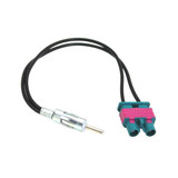 Volvo Aerial Adapter Din Dual Fakra To Standard Aerial (150Mm)