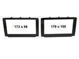Fitting Kit Toyota Hilux Frames 2015 - 2018 Double Din (Gloss Black)