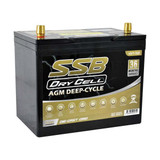 Automotive Battery Agm 12V 12Ah 620Cca By Ssb Ultra High Performance  Dry Cell