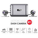 Viofo 1080P Motorcycle Dashcam Dual Channel F/R Wifi + Gps
