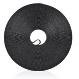 VELCRO QWIK 25mm Continuous 22.8m Cable Roll. Custom Cut to Length. Self-engaging reusable & infinitely adjustable. Easy cable management Black colour