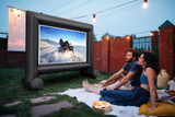 Blaupunkt Full HD Projector with Self-Inflatable Screen