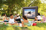 Blaupunkt Full HD Projector with Self-Inflatable Screen