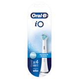 Oral-B iO Ultimate Clean Replacement Brush Heads 4pk – White