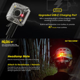 Nitecore Nu05 V2 Mini Usb Head Torch