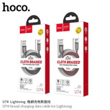 Hoco Premium Cloth Braided Cable w/Metallic Plug (U74)