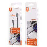Vipfan 3A Fast & Safe Charge Cable (X5) - 2M Type C