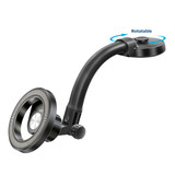 PROMATE MagGrip 360 Cradleless Flexible Magnetic Ring Smartphone Holder. Designed for Dashboard & Windshield. Metal Ring Included. Perfect for All Phones & Cases. Flexible Goosneck.