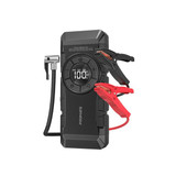 PROMATE 4in1 2000A/12V Heavy Duty Car Jump Starter & Air Compressor 12000mAh Power Bank, 150PSi Air Compressor, 600lm LED Torch, Includes Smart Clamps, Built Tough, 2x USB-A Ports. LCD Screen