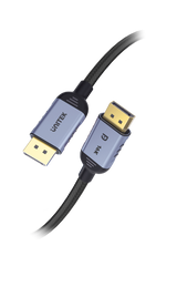 UNITEK 2m DisplayPort V2.1 Cable. Supports 16K@60Hz, 8K@120Hz, & 4K@240Hz.   
