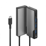Alogic Usb-C Fusion Core 5-In-1 Hdmi & Usb Hub- 1 X Hdmi@4K@60Hz 3 X Usb-A (Usb3.0) 1 X Usb-C (Data + Pd) - Space Grey