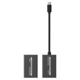 LENKENG USB-C to HDMI Extender Includes both Tx & Rx Units. Supports Resolution up to 4K@144Hz. Extend up to 60m with Network Cable. USB-C Input & HDMI Output Converter. Plug & Play.
