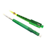 DYNAMIX 5M 9u LCAPC/SCAPC Simplex Single Mode G657A1 Bend Insensitive Fibre Lead. Yellow LSZH Jacket   