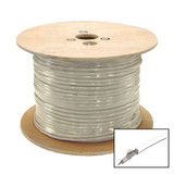 305m Roll RG6 Shielded Cable White. 75ohm. 18AWG solid core. Foil and braid shield. *** SKY APPROVED ***  