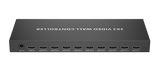 LENKENG 3x3 HDMI Videowall Controller with 1x HDMI In & 9x HDMI Out. Up to 4096x2160@60Hz Res Input, Supports 1080P Output. RS-232 Control, 3.5mm L/R Channel and S/PDIF Audio Out, Plug & Play