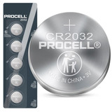 PROCELL Lithium CR2032 Coin Battery. Box of 20 (4x Strips of 5)    