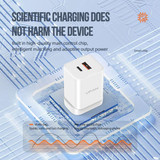 Vipfan 35W Gan Ultra Fast Charger W/ Usb-C & Usb-A (Au8)