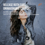 Vipfan Ows Earphone W/ Ear Hook, Innovative Style (T12) Black