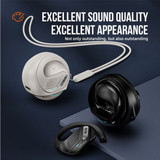 Vipfan Ows Earphone W/ Ear Hook, Innovative Style (T12) Black