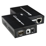 LENKENG HDBaseT HDMI Extender over Single Cat5e/6 cable up to 100m. Extends HDMI & IR. Includes Dual Power Adapters for Reciever & Transmitter - 1080p@60Hz up to 100m
