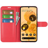 Google Pixel 7      Pu Wallet Case    [Red]